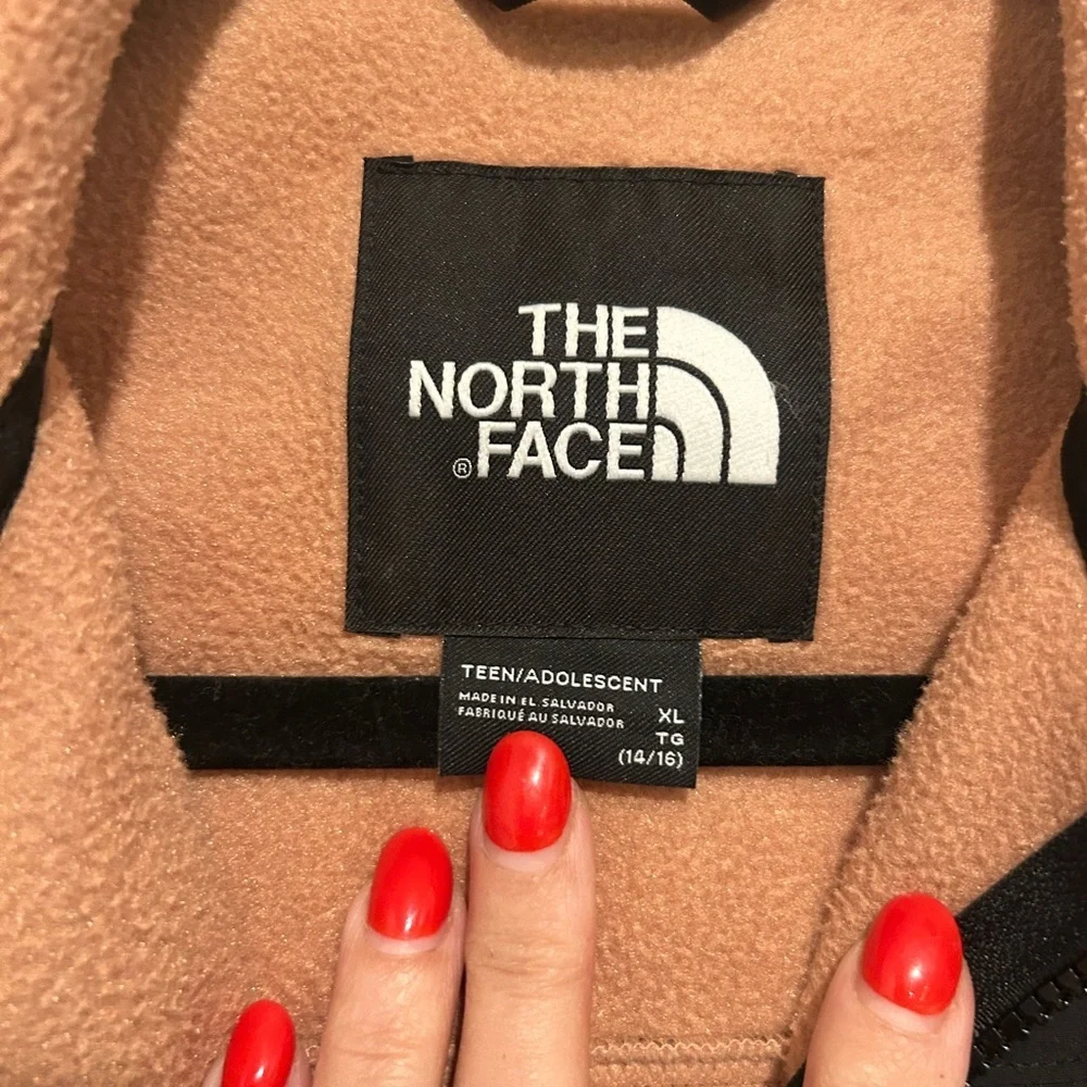 The North Face Full Zip Polartec Jacket Almond Butter Youth/Teen XL (14/16)